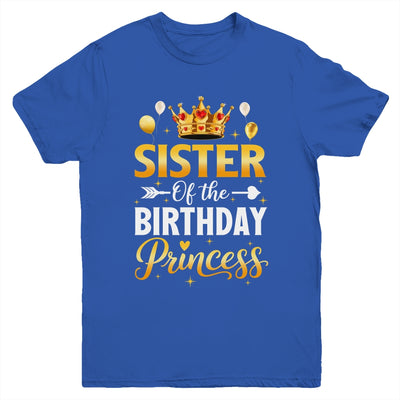 Sister Of The Birthday Princess Birthday Girl Family Kid Youth Shirt | siriusteestore