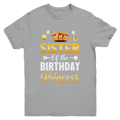Sister Of The Birthday Princess Birthday Girl Family Kid Youth Shirt | siriusteestore