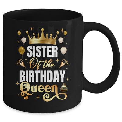 Sister Of The Birthday Queen Funny Matching Birthday Party Mug | siriusteestore