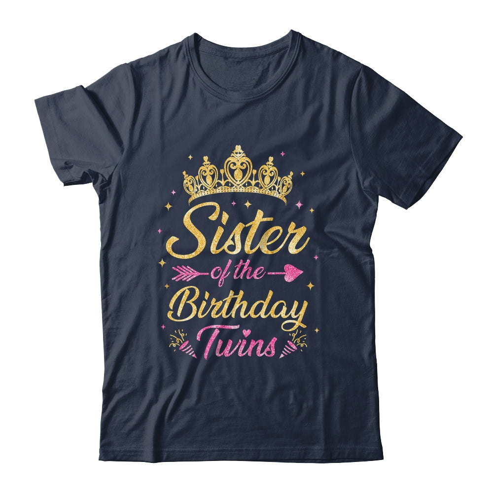 Sister Of The Birthday Twins Kids Party Birthday Twins Shirt & Tank Top | siriusteestore