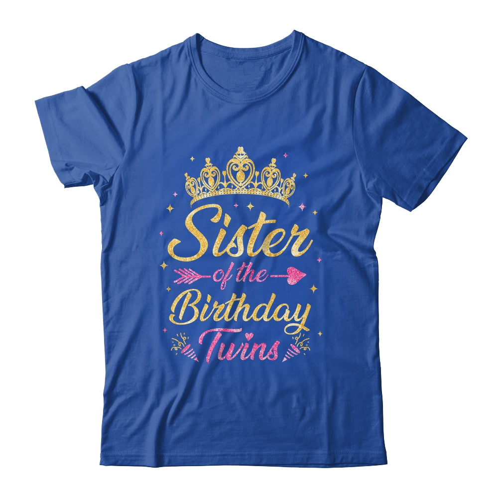 Sister Of The Birthday Twins Kids Party Birthday Twins Shirt & Tank Top | siriusteestore