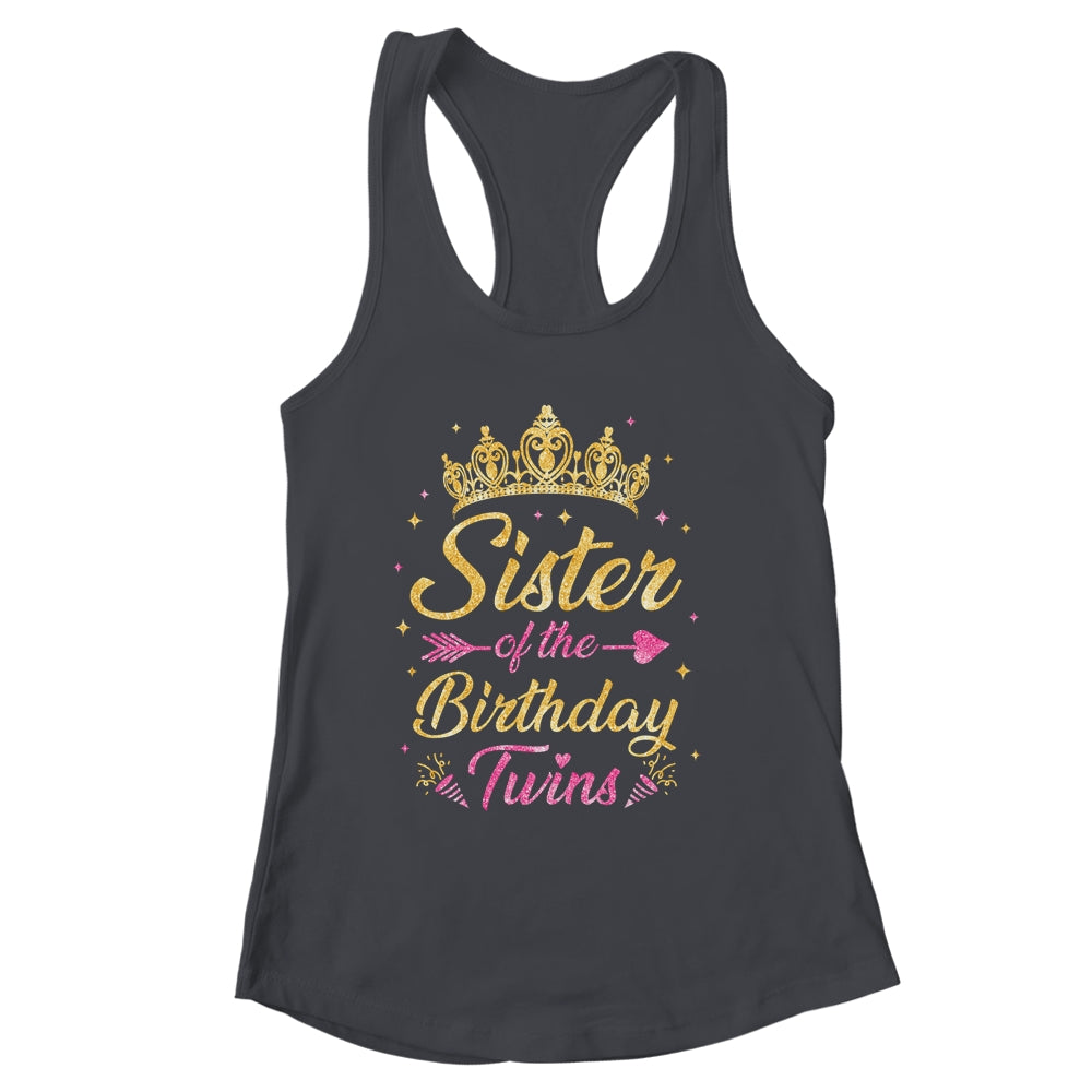 Sister Of The Birthday Twins Kids Party Birthday Twins Shirt & Tank Top | siriusteestore