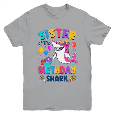 Sister Of The Shark Birthday Family Matching Party Kids Youth Shirt | siriusteestore