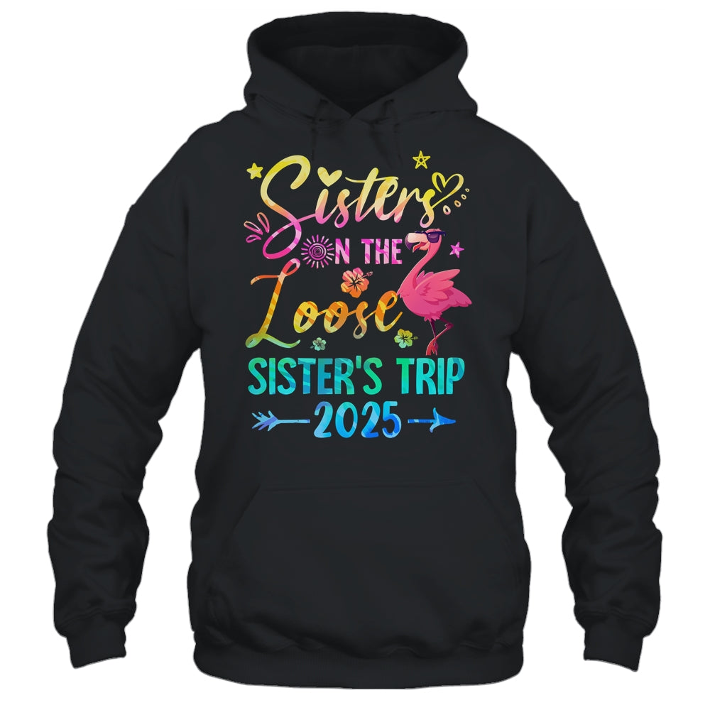Sister On The Loose Cute Sisters Trip 2025 Weekend Flamingo Shirt & Tank Top | siriusteestore