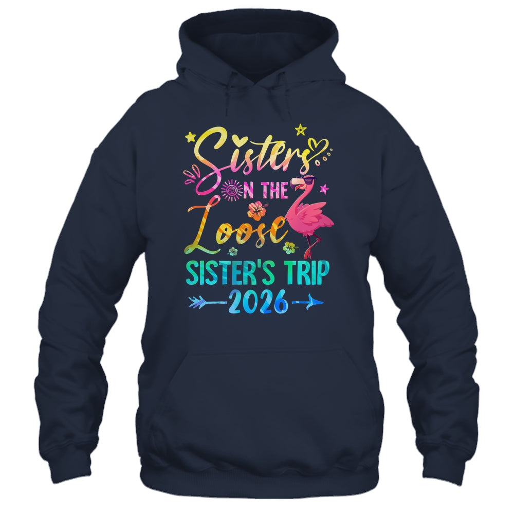 Sister On The Loose Cute Sisters Trip 2026 Weekend Flamingo Shirt & Tank Top | siriusteestore