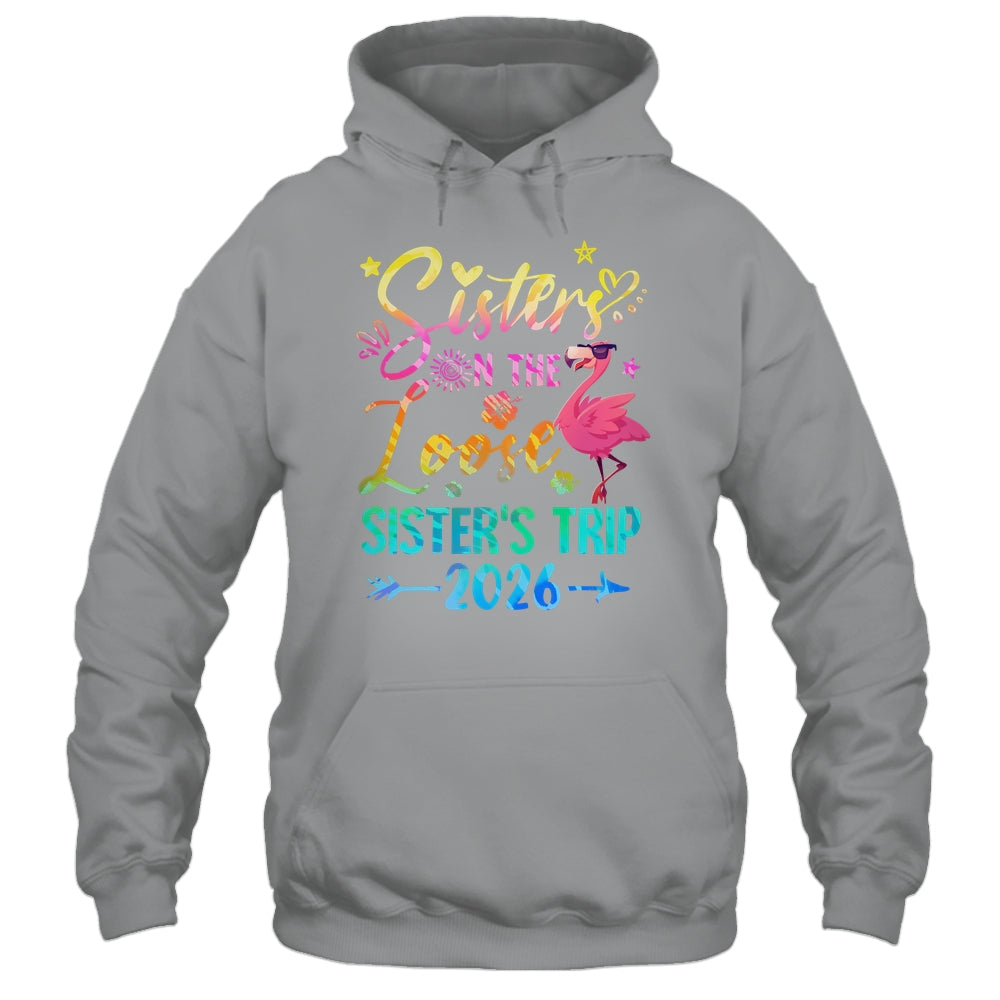 Sister On The Loose Cute Sisters Trip 2026 Weekend Flamingo Shirt & Tank Top | siriusteestore