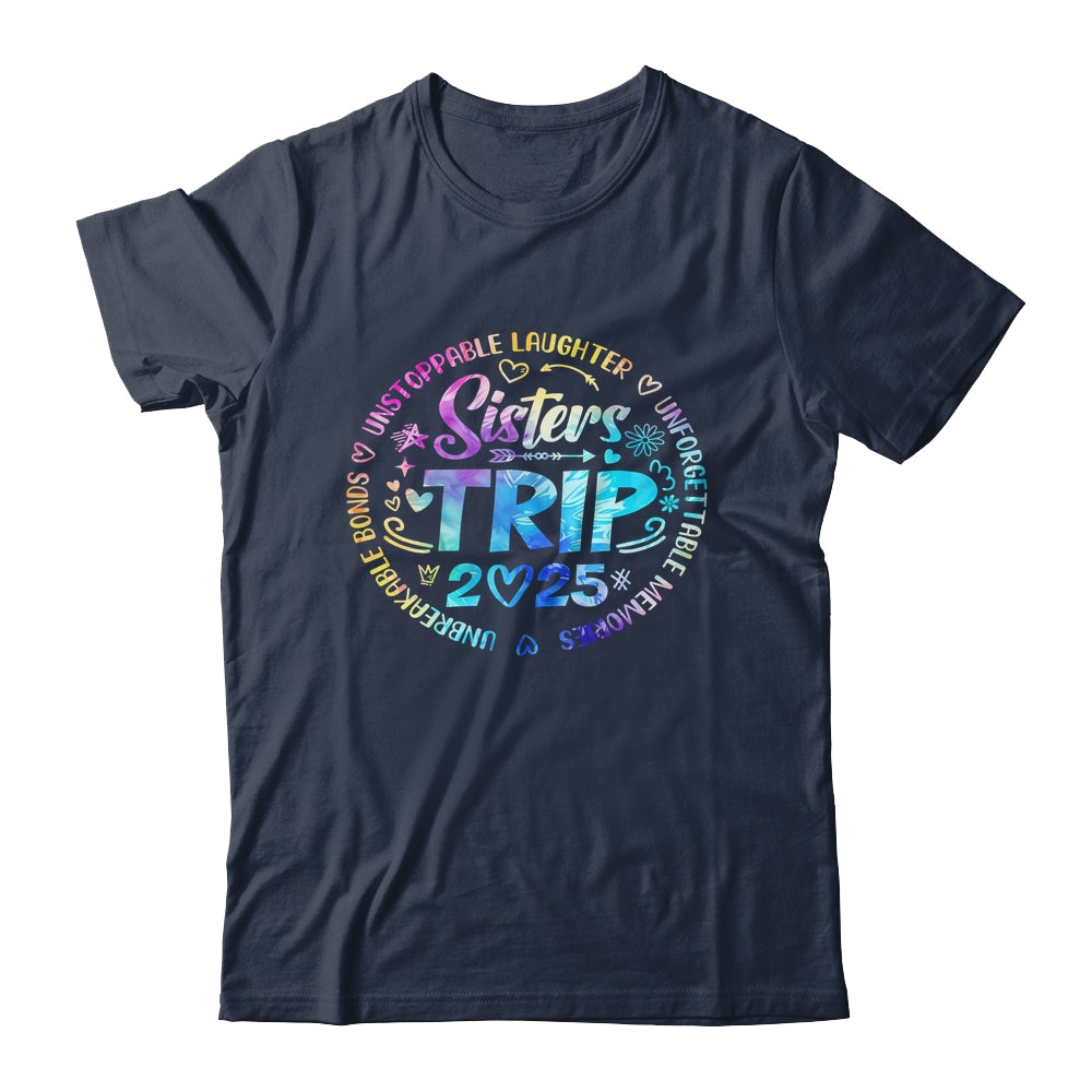Sister Trip 2025 Friends Weekend Girls Vacation Matching Shirt & Tank Top | siriusteestore
