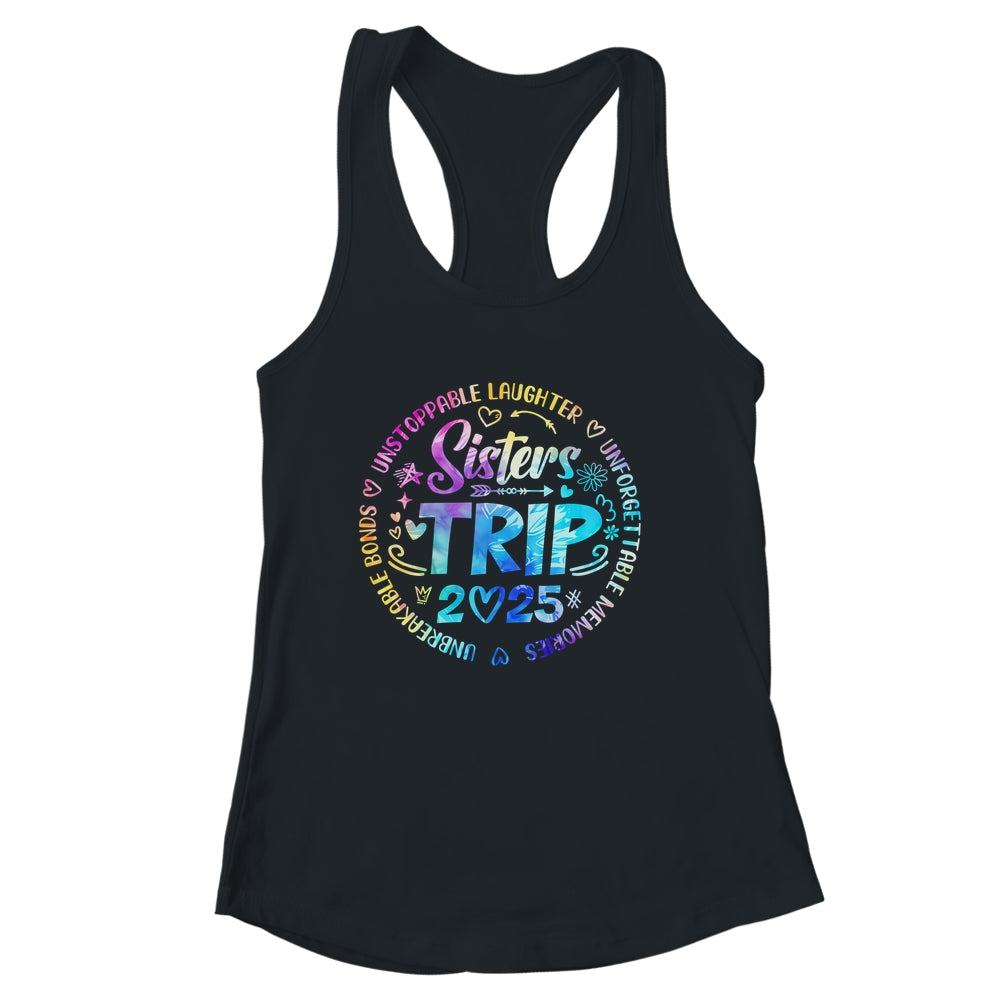Sister Trip 2025 Friends Weekend Girls Vacation Matching Shirt & Tank Top | siriusteestore