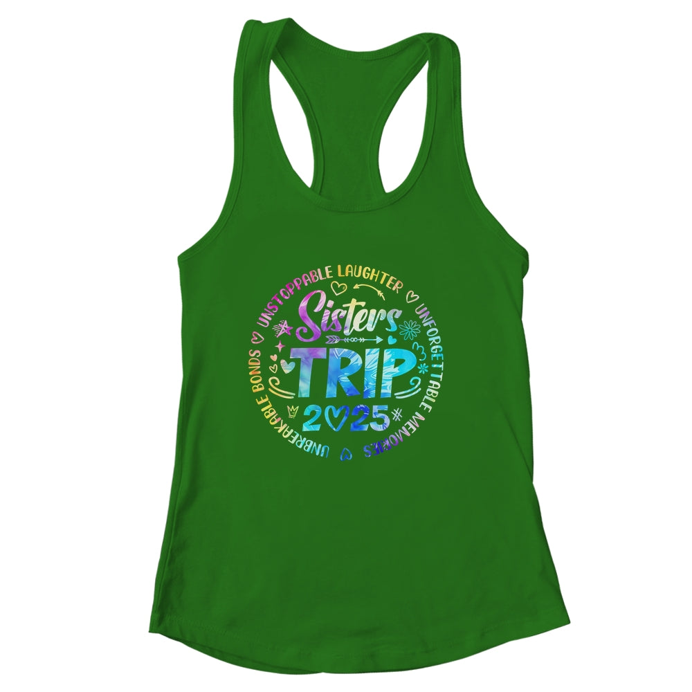 Sister Trip 2025 Friends Weekend Girls Vacation Matching Shirt & Tank Top | siriusteestore