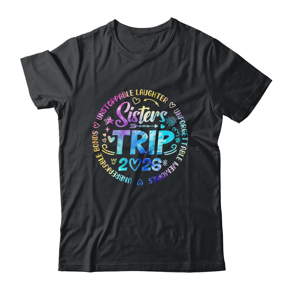 Sister Trip 2026 Friends Weekend Girls Vacation Matching Shirt & Tank Top | siriusteestore