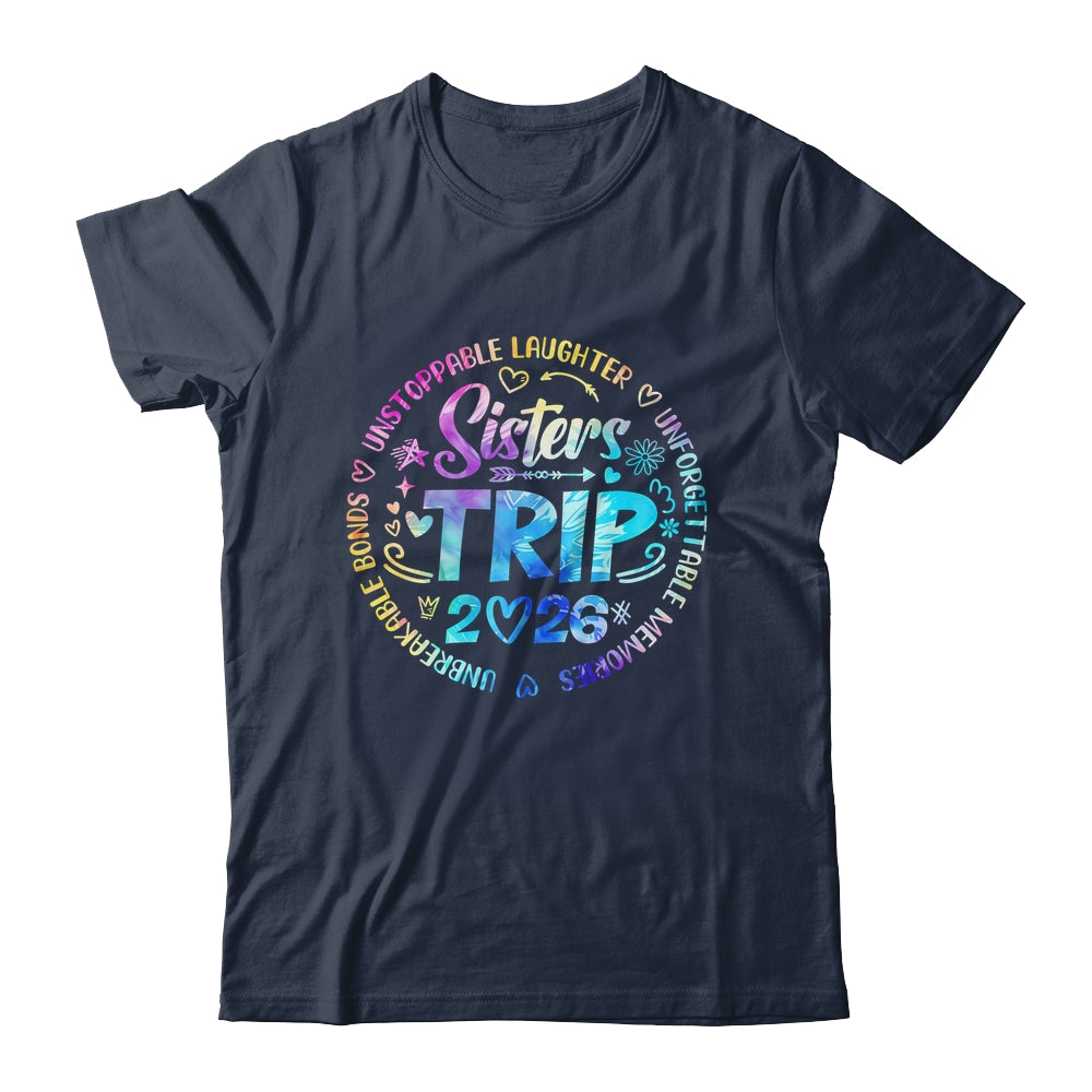 Sister Trip 2026 Friends Weekend Girls Vacation Matching Shirt & Tank Top | siriusteestore