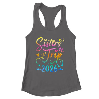 Sister's Road Trip 2026 Tie Dye Cute Sisters Weekend Trip Shirt & Tank Top | siriusteestore