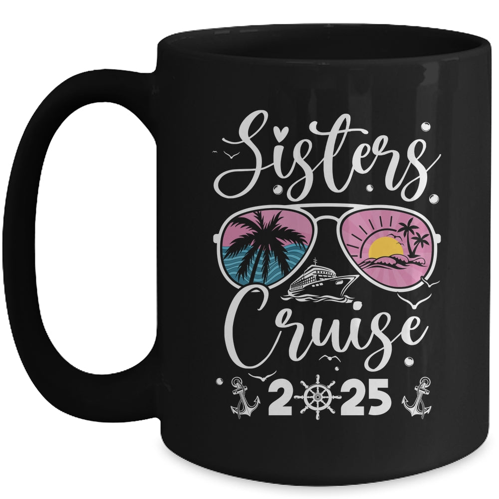 Sisters Cruise 2025 Sister Cruising Vacation Trip Women Girl Mug | siriusteestore