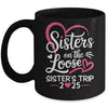 Sisters On The Loose Sisters Trip 2025 Vacation Lovers Mug | siriusteestore