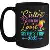 Sisters On The Loose Tie Dye Sister's Weekend Trip 2025 Mug | siriusteestore