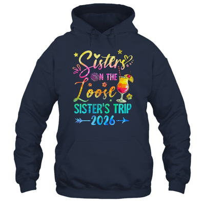 Sisters On The Loose Tie Dye Sister's Weekend Trip 2026 Shirt & Tank Top | siriusteestore