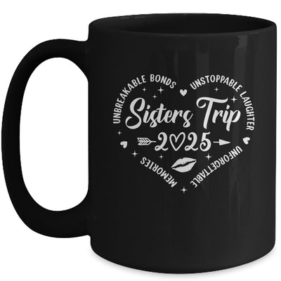 Sisters Trip 2025 Friends Trip Memories Vacation Retro Mug | siriusteestore