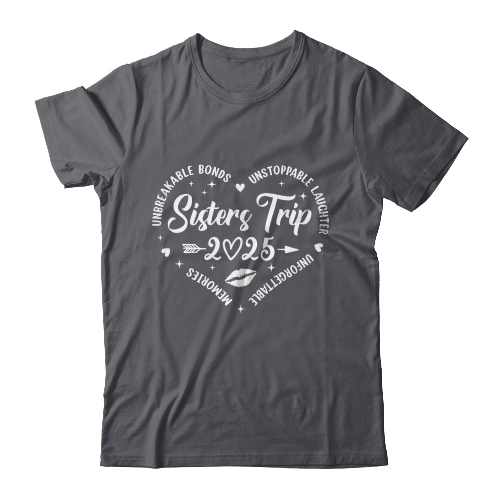 Sisters Trip 2025 Friends Trip Memories Vacation Retro Shirt & Tank Top | siriusteestore