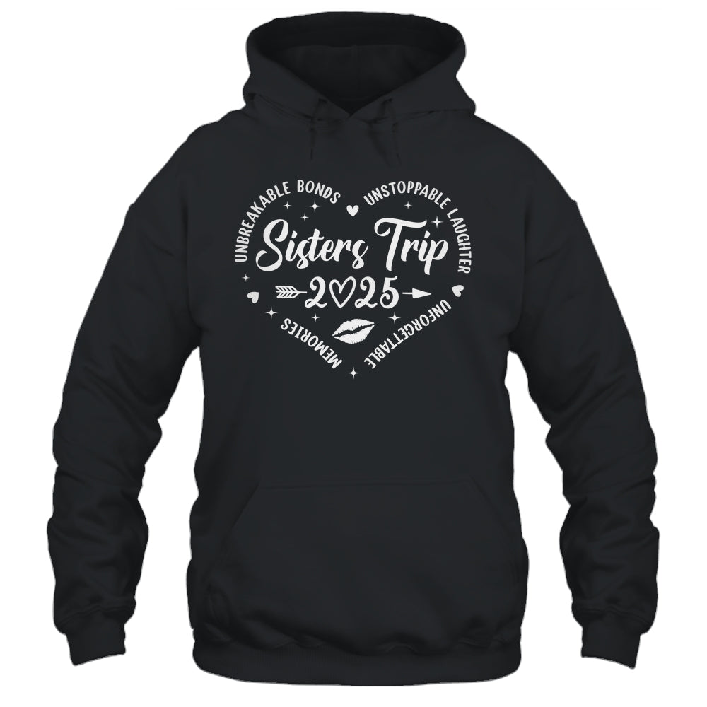 Sisters Trip 2025 Friends Trip Memories Vacation Retro Shirt & Tank Top | siriusteestore