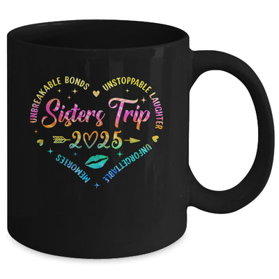 Sisters Trip 2025 Memories Trip Friends Vacation Retro Mug | siriusteestore
