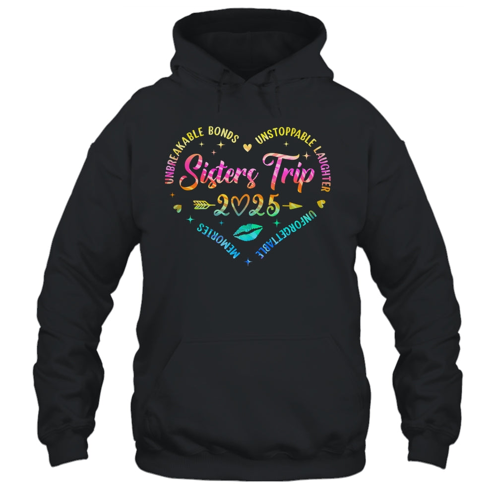 Sisters Trip 2025 Memories Trip Friends Vacation Retro Shirt & Tank Top | siriusteestore