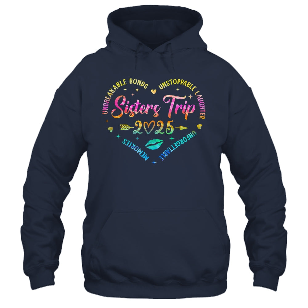Sisters Trip 2025 Memories Trip Friends Vacation Retro Shirt & Tank Top | siriusteestore