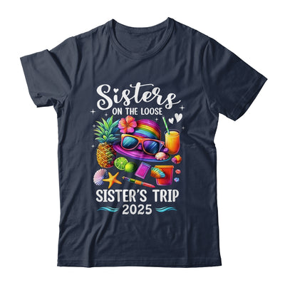 Sisters Trip 2025 Summer Cute Sister's On The Loose 2025 Shirt & Tank Top | siriusteestore
