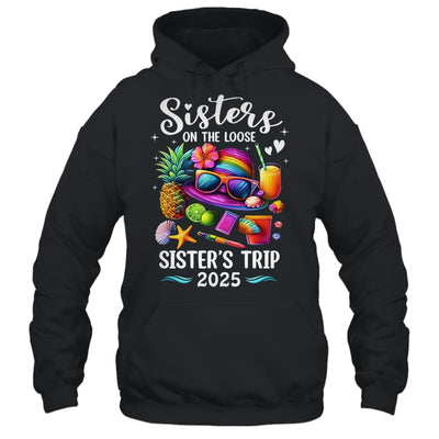 Sisters Trip 2025 Summer Cute Sister's On The Loose 2025 Shirt & Tank Top | siriusteestore