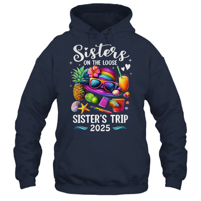Sisters Trip 2025 Summer Cute Sister's On The Loose 2025 Shirt & Tank Top | siriusteestore