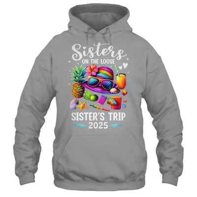 Sisters Trip 2025 Summer Cute Sister's On The Loose 2025 Shirt & Tank Top | siriusteestore
