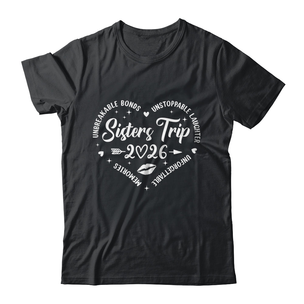 Sisters Trip 2026 Friends Trip Memories Vacation Retro Shirt & Tank Top | siriusteestore