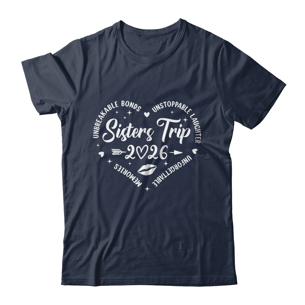 Sisters Trip 2026 Friends Trip Memories Vacation Retro Shirt & Tank Top | siriusteestore