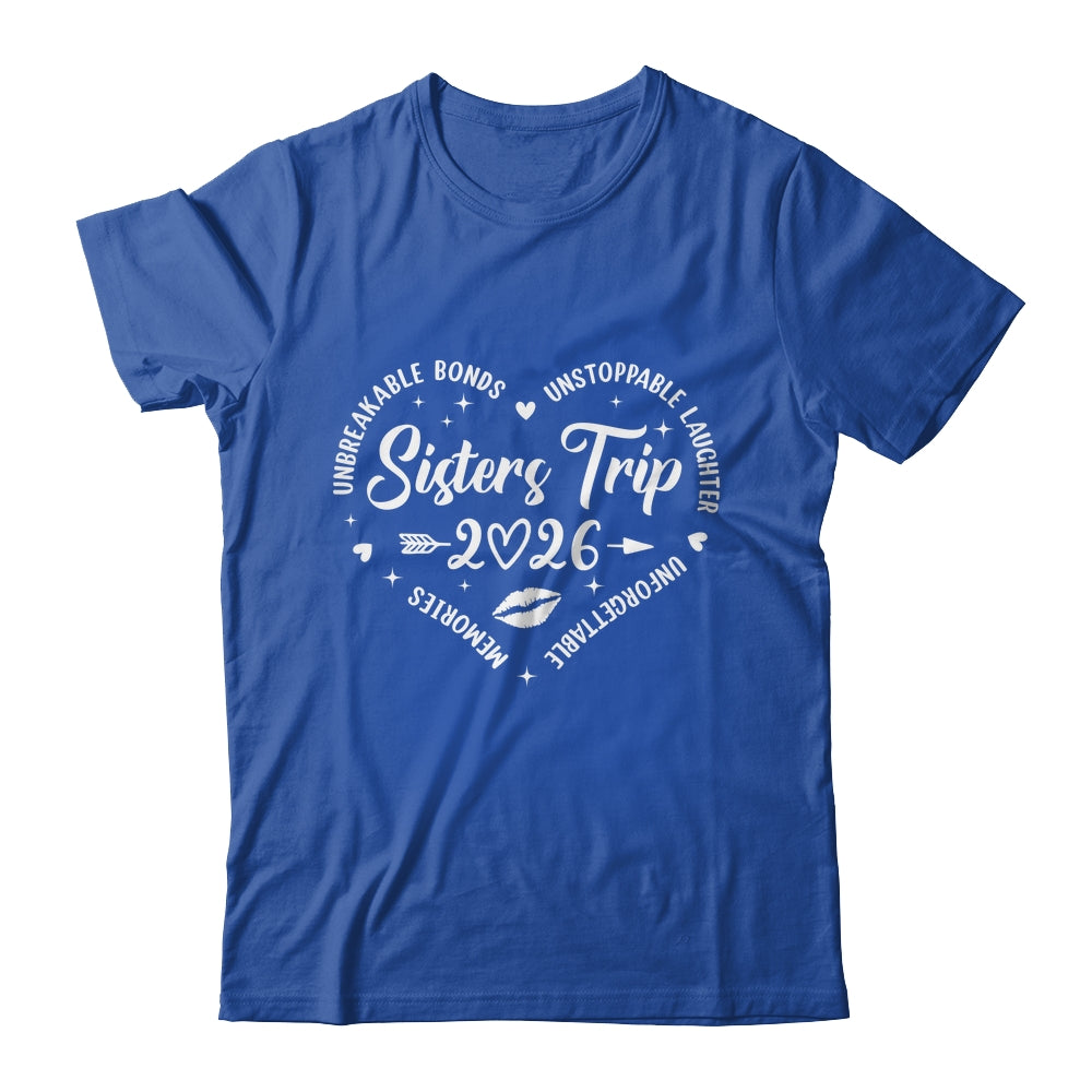Sisters Trip 2026 Friends Trip Memories Vacation Retro Shirt & Tank Top | siriusteestore