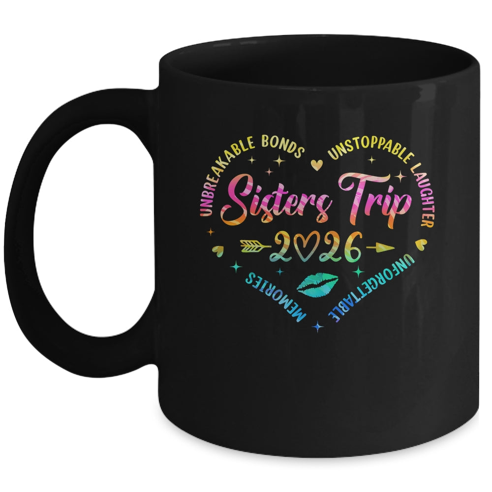 Sisters Trip 2026 Memories Trip Friends Vacation Retro Mug | siriusteestore