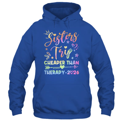 Sisters Trip Funny Sisters Squad Cheapers Than Therapy 2026 Shirt & Tank Top | siriusteestore