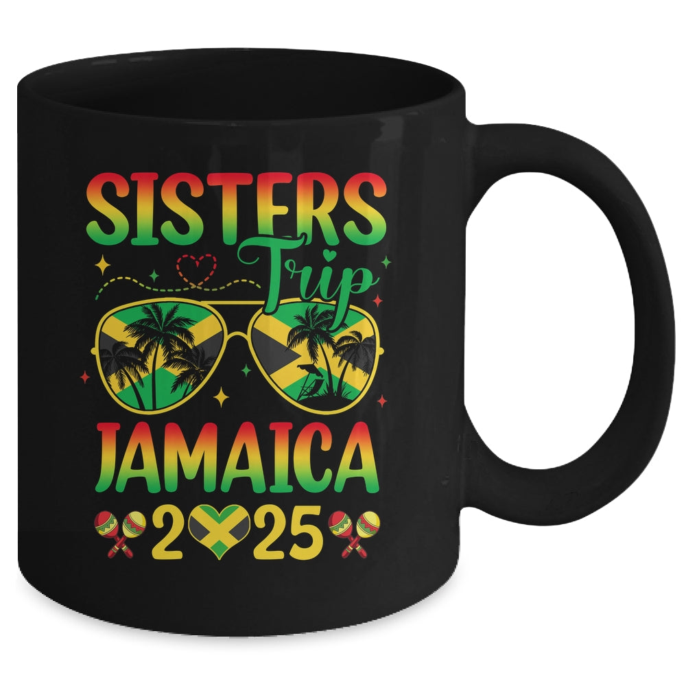 Sisters Trip Jamaica 2025 Summer Vintage Beach Girls Trip Mug | siriusteestore
