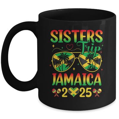 Sisters Trip Jamaica 2025 Summer Vintage Beach Girls Trip Mug | siriusteestore