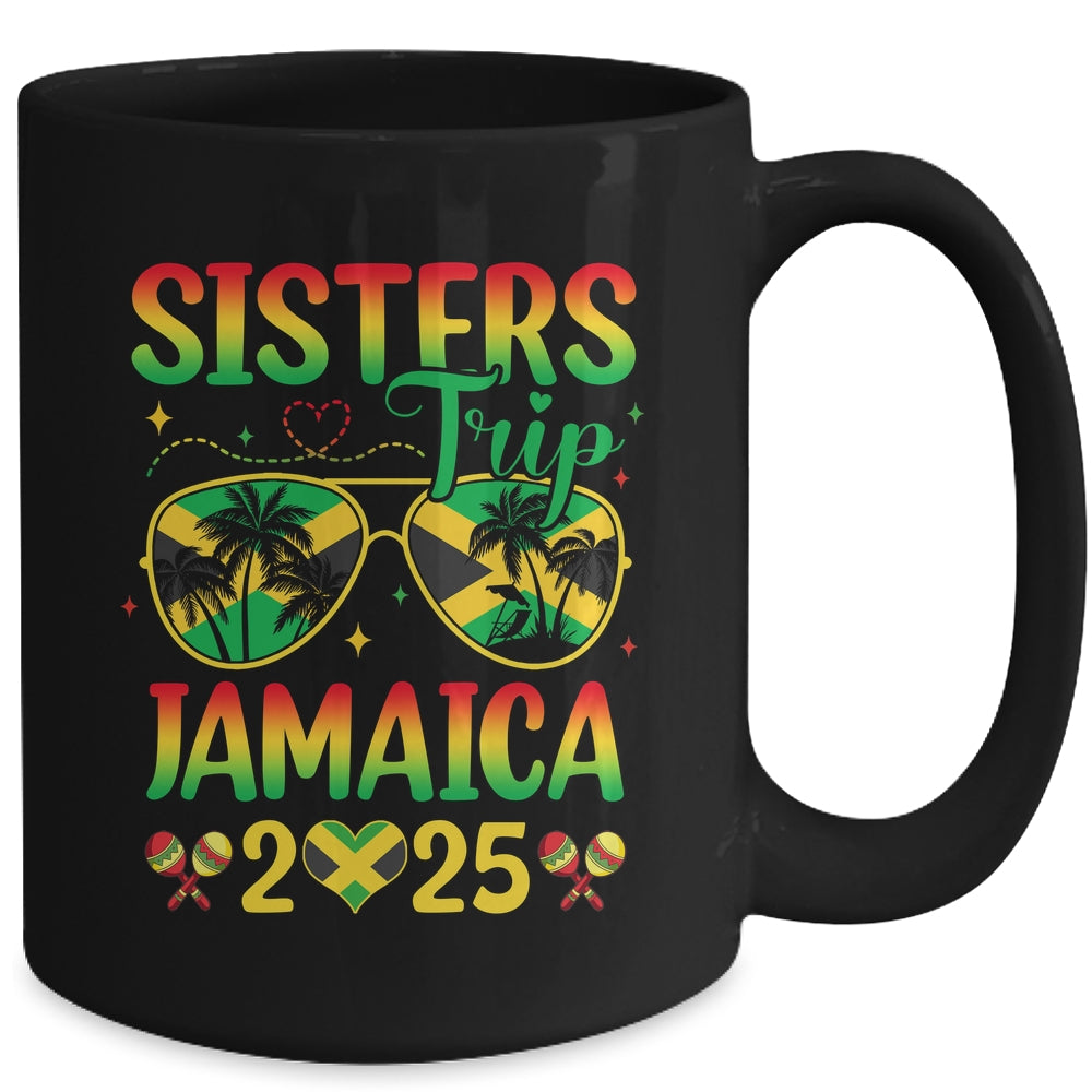 Sisters Trip Jamaica 2025 Summer Vintage Beach Girls Trip Mug | siriusteestore