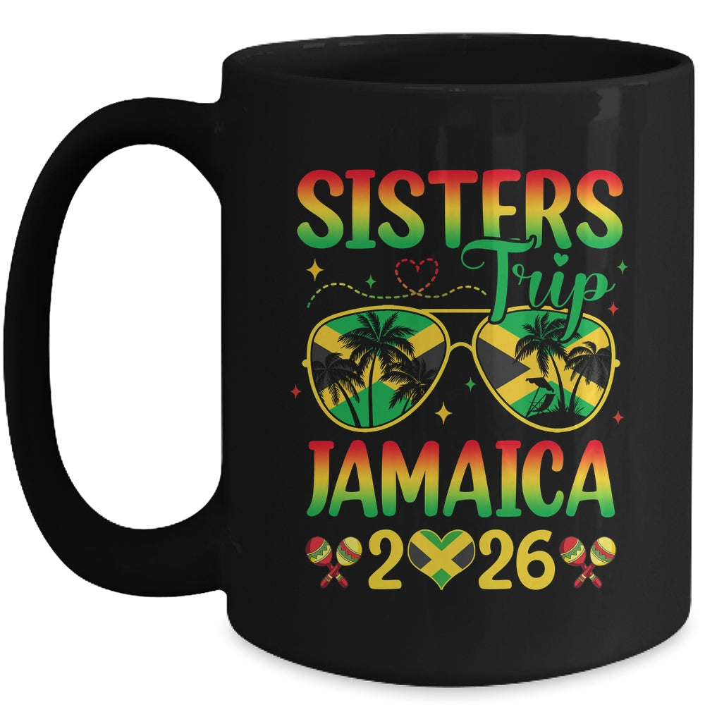 Sisters Trip Jamaica 2026 Summer Vintage Beach Girls Trip Mug | siriusteestore