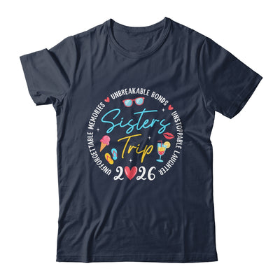Sistes Trip 2026 Memories Girls Friends Trip Vacation Retro Shirt & Tank Top | siriusteestore