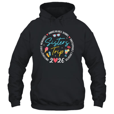 Sistes Trip 2026 Memories Girls Friends Trip Vacation Retro Shirt & Tank Top | siriusteestore