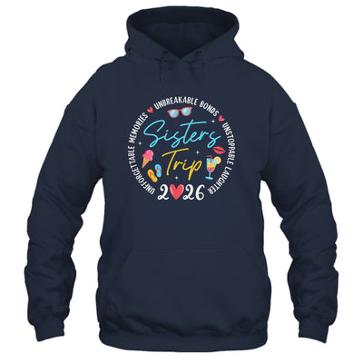 Sistes Trip 2026 Memories Girls Friends Trip Vacation Retro Shirt & Tank Top | siriusteestore