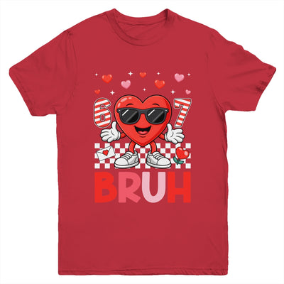 Six Seven 67 Bruh 6 7 Meme Funny Valentine Heart Boys Kids Youth Shirt | siriusteestore