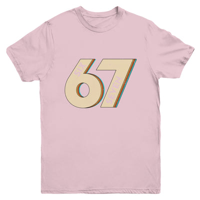 Six Seven 6 7 Meme 67 Funny Retro Boys Kids Youth Shirt | siriusteestore