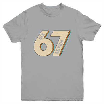 Six Seven 6 7 Meme 67 Funny Retro Boys Kids Youth Shirt | siriusteestore