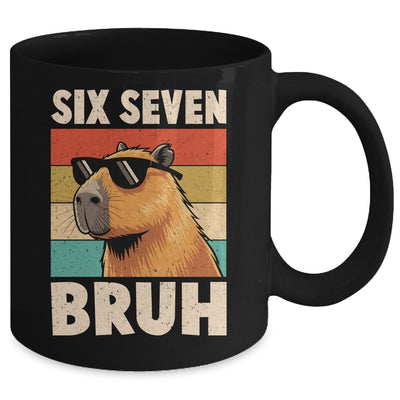 Six Seven Bruh Capybara Funny 67 6 7 Meme Kids Boys Mug | siriusteestore