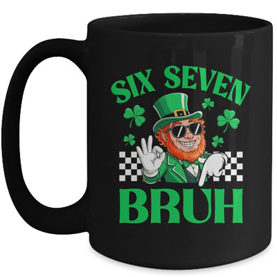 Six Seven Bruh St Patricks Day 6 7 Meme 67 Kids Youth Boys Mug | siriusteestore