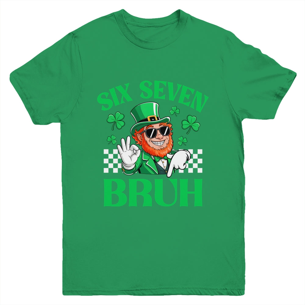 Six Seven Bruh St Patricks Day 6 7 Meme 67 Kids Youth Boys Youth Shirt | siriusteestore