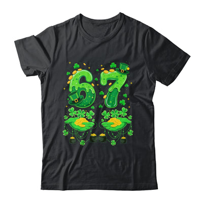 Six Seven Meme 67 St Patricks Day Shamrock Men Women Kids Shirt & Hoodie | siriusteestore