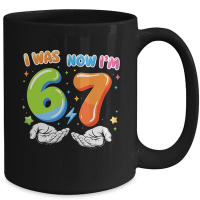 Six Seven Meme Funny 7 Year Old Birthday Was 6 Now I'm 7 Mug | siriusteestore